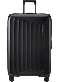 Hartschalen-Trolley Samsonite "NUON, verschiedene Gr&ouml;&szlig;en und Farben", Damen, Gr. B/H/T: 49cm x 75cm x 30cm 100 l, schwarz (matt graphite), Polycarbonat, unifarben, Koffer Hartschalen-Trolley, Hartschalen-Koffer TSA-Zahlenschloss Volumenerweiterung bei S/XL