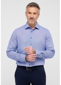 Langarmhemd Eterna "SLIM FIT", Damen, Gr. 42, Normalgr&ouml;&szlig;en, blau (royal blau), 100% Baumwolle, schmal, Manschette, Hemden Langarmhemd, NON IRON (b&uuml;gelfrei)