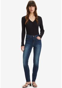 Levi's Slim-fit-Jeans LEVI'S "311 SHAPING SKINNY", Damen, Gr. 28, L&auml;nge 32, blau (crushed poppy), Denim/Jeans, Obermaterial: 80% Baumwolle, 14% Polyester, 6% Elasthan, skinny fit lang, Jeans Slim-fit-Jeans, im 5-Pocket-Stil