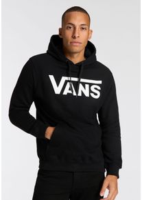 Kapuzensweatshirt Vans "Vans CLASSIC PULLOVER", Herren, Gr. XXL, schwarz, wei&szlig;, Sweatware, Obermaterial: 100% Baumwolle, Rippb&uuml;ndchen, Sweatshirts Kapuzensweatshirt, Hoodie, Kapuzenpullover mit gro&szlig;em Logoprint