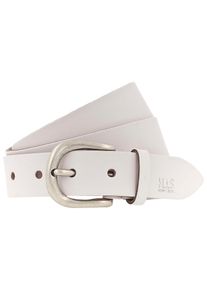 H.I.S. Lederg&uuml;rtel H.I.S, Damen, Gr. 11,5, wei&szlig;, Rindsleder, G&uuml;rtel Lederg&uuml;rtel, in verschiedenen Farben mit dezenter Markenpr&auml;gung - NEU bis Gr. 125