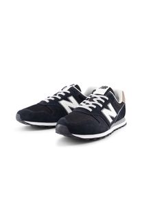 Sneaker New Balance "373", Herren, Gr. 44, schwarz, sea salt, mushroom, Leder, Textil, mehrfarbig, Schuhe Sneaker