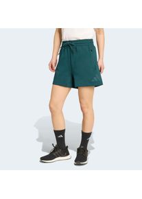 Shorts adidas Sportswear "ADIDAS Z.N.E", Damen, Gr. L, N-Gr, aurora ivy, normal, gr., Obermaterial: 57% Polyester, 43% Baumwolle, Hosen Shorts