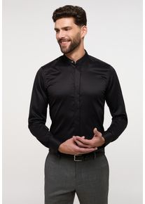 Langarmhemd Eterna "SLIM FIT", Damen, Gr. 39, Normalgr&ouml;&szlig;en, schwarz, Twill, 100% Baumwolle, schmal, Manschette, Hemden Langarmhemd, NON IRON (b&uuml;gelfrei)
