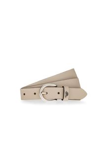 Lederg&uuml;rtel Mustang, Damen, Gr. 95, beige, Rindsleder, G&uuml;rtel Lederg&uuml;rtel, Pull-Up-Leder mit Vintagecharakter, in schmaler Form, 2,5 cm