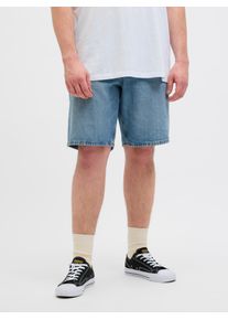 Jack & Jones PlusSize Shorts "JJITONY JJORIGINAL SHORTS SBD 210 SN PLS", Herren, Gr. 46 (6XL), N-Gr, blau (blau denim pack:sbd 920), Web, Obermaterial: 100% Baumwolle, JACK & JONES PLUSSIZE, Abriebeffekte, loose fit knielang, Hosen Shorts