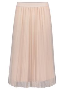 BETTY & CO Midirock BETTY & CO "Midirock mit Plissee", Damen, Gr. 36, grau, Einsatz: 100% Polyester PES., R&ouml;cke Midirock