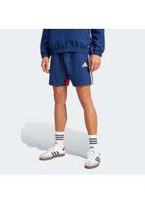 Trainingsshorts adidas Performance "TIRO 25 ESSENTIALS WOVEN", Herren, Gr. S, N-Gr, blau (team navy blau, rot, normal, gr.), Obermaterial: 100% Polyester, Hosen Trainingsshorts, Topseller