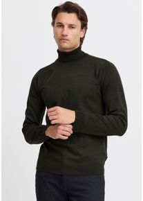 Rollkragenpullover Blend "BHBRUTON roll neck knit", Herren, Gr. XL, gr&uuml;n (forest night), Strick, Obermaterial: 100% Polyester, unifarben, regular fit normal, Rundhals, Rippb&uuml;ndchen, Pullover Rollkragenpullover