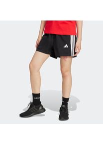 Shorts adidas Sportswear "ESSENTIALS 3-STREIFEN COTTON", Damen, Gr. XXL, N-Gr, schwarz-wei&szlig; (schwarz, wei&szlig;, normal, gr.), Obermaterial: 93% Baumwolle, 7% Elasthan, Hosen Shorts