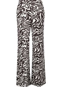 Schlaghose Sportalm KITZB&Uuml;HEL, Damen, Gr. 46, N-Gr, beige gemustert, Web, Obermaterial: 100% Baumwolle, gemustert, mehrfarbig, regular fit lang, Hosen Schlaghose, mit allover Animalprint