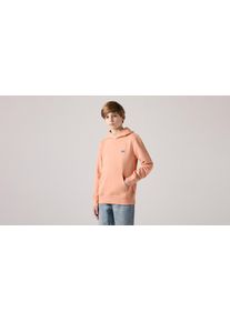 Hoodie LEVI'S KIDS "LVB MINI BATWING PULL OVER HOO", Jungen, Gr. 6 (116), peach bloom, Sweatware, Obermaterial: 60% Baumwolle, 40% Polyester, bequem, angesetztes B&uuml;ndchen, Sweatshirts Hoodie, for BOYS