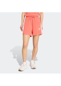 Shorts adidas Sportswear "ESSENTIALS 3-STREIFEN COTTON", Damen, Gr. S, N-Gr, semi turbo, wei&szlig;, normal, gr., Obermaterial: 93% Baumwolle, 7% Elasthan, Hosen Shorts