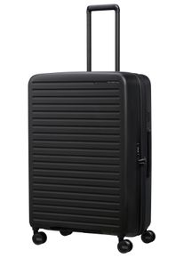 Hartschalen-Trolley Samsonite "RESTACKD, verschiedene Gr&ouml;&szlig;en und Farben", Damen, Gr. B/H/T: 51cm x 75cm x 29cm 99 l, schwarz, Polypropylen, unifarben, Koffer Hartschalen-Trolley, Reisekoffer mit TSA Schloss Volumenerweiterung Packtaschen