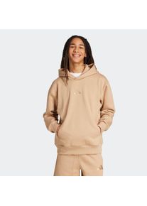 Kapuzensweatshirt adidas Sportswear "M A SZN FL HD", Herren, Gr. XL, warm sandstone, Obermaterial: 70% Baumwolle, 30% Polyester, Sweatshirts Kapuzensweatshirt, weiches Fleecematerial