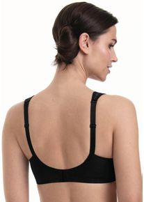 Gemoldeter BH ANITA SINCE 1886 "Clara", Damen, Gr. 85, Cup D, schwarz, Microtouch, Obermaterial: 82% Polyamid, 12% Elasthan, 6% sonstige Fasern, Mesh, Netz, bedruckt, gemustert, leicht transparent, matt, Basic, figurumspielend, BHs Gemoldeter BH, Cup C-G, mit Print, entlastende Komforttr&auml;ger, ohne B&uuml;gel, feminin