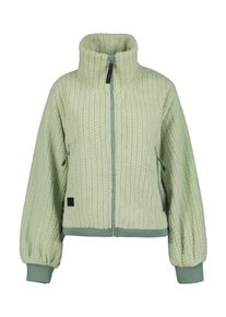 Fleecejacke Icepeak "ADONET", Damen, Gr. XL, gr&uuml;n (light gr&uuml;n), Obermaterial: 100% Polyester, hoch geschlossener Ausschnitt, Jacken Fleecejacke, sportlicher Stil, l&auml;ssige Passform, mit Stehkragen
