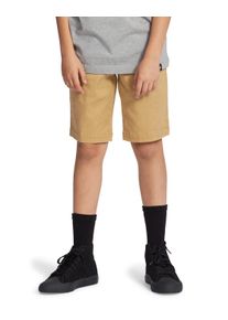 Chinoshorts DC Shoes "Worker Relaxed", Jungen, Gr. 12(148-156cm), beige (incense), Obermaterial: 99% Walkfrottier, 1% Elasthan;, Hosen Chinoshorts