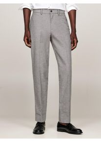 5-Pocket-Hose Tommy Hilfiger "DC DENTON BRUSHED MARL", Herren, Gr. 38, L&auml;nge 34, grau (medium grau heather), Web, Obermaterial: 52% Baumwolle, 29% Polyester, 16% Viskose, 3% Elasthan, normal, Hosen 5-Pocket-Hose, meliertes Design, mit B&uuml;gelfalten