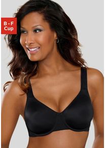 T-Shirt-BH Nuance, Damen, Gr. 80, Cup D, schwarz, Microtouch, Obermaterial: 82% Polyamid (TACTEL), 18% Elasthan (LYCRA), Basic, BHs T-Shirt-BH, aus hochwertiger Microfaser