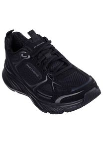 Sneaker Skechers "EDGERIDE-SILVER ECLIPSE", Damen, Gr. 40, schwarz, Lederimitat, Mesh, unifarben, Schuhe Sneaker, Retro Sneaker, Schn&uuml;rschuh, Sportschuh mit Metallic-Bes&auml;tzen