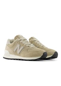 Sneaker New Balance "574", Damen, Gr. 41, beige, Leder, Synthetik, Textil, Schuhe Sneaker
