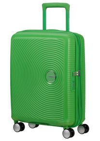 Hartschalen-Trolley American Tourister "SOUNDBOX, in verschiedenen Farben und Gr&ouml;&szlig;en", Damen, Gr. B/H/T: 40cm x 55cm x 20cm 35,5 l, gr&uuml;n (grass gr&uuml;n), Polypropylen, unifarben, Koffer Hartschalen-Trolley, Reisekoffer Trolley Aufgabegep&auml;ck TSA-Zahlenschloss Volumenerweiterung