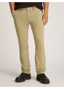 Chinohose Tommy Jeans "TJM RYAN CHINO", Herren, Gr. 34, L&auml;nge 34, relic tan, Twill, Obermaterial: 100% Baumwolle, unifarben, regular fit lang, Hosen Chinohose, mit Logostickerei