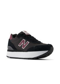 Sneaker New Balance "515", Damen, Gr. 41,5, schwarz (noire), Leder, Textil, Schuhe Sneaker
