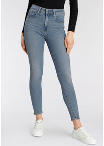 Levi's Skinny-fit-Jeans LEVI'S "721 HIGH RISE SKINNY", Damen, Gr. 28, L&auml;nge 28, blau (blau used, denim), Denim/Jeans, Obermaterial: 85% Baumwolle, 7% Lyocell, 6% Elastomultiester, 2% Elasthan, skinny fit lang, Jeans Skinny-fit-Jeans, mit hohem Bund