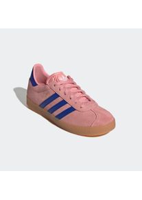 Sneaker adidas originals "GAZELLE KIDS", Damen, Gr. 38, rosa (semi pink spark, lucid blau, lucid blau), Leder, Schuhe Sneaker, f&uuml;r Kinder