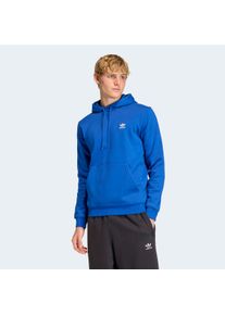 Kapuzensweatshirt adidas originals "TREFOIL ESSENTIALS HOODIE", Herren, Gr. M, collegiate royal, Obermaterial: 70% Baumwolle, 30% Polyester, normal, Rundhals, angesetztes B&uuml;ndchen, Sweatshirts Kapuzensweatshirt, Basic Hoodie, Kapuzenpullover mit Logo