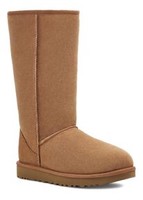 UGG Australia Winterstiefel UGG "Unisex CLASSIC TALL II", Damen, Gr. 10 (41), Normalschaft, braun (chestnut), Lammfell, Veloursleder, Schuhe Winterstiefel, Stiefel, Schlupfstiefel zum Schlupfen