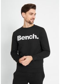 Sweatshirt Bench. "TIPSTER", Herren, Gr. S48, schwarz, Sweatware, Obermaterial: 70% Baumwolle, 30% Polyester, unifarben, Rundhals, Rippb&uuml;ndchen, Sweatshirts Sweatshirt