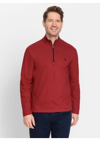 Langarmshirt Catamaran "Langarm-Shirt", Damen, Gr. 44/46, rot (kirsche), 100% Baumwolle, unifarben, Shirts Langarmshirt