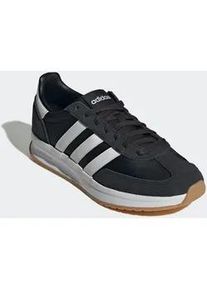 Sneaker Adidas SPORTSWEAR "RUN 70S 2.0", Herren, Gr. 45, schwarz-wei&szlig; (core schwarz, cloud wei&szlig;, cloud wei&szlig;), Leder, Textil, Schuhe Sneaker, inspiriert vom Design des Adidas SL72