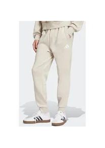 Sporthose Adidas SPORTSWEAR "ESSENTIALS FEELCOZY", Herren, Gr. 3XL, N-Gr, grau (wonder alumina, wei&szlig;), Obermaterial: 70% Baumwolle, 30% Polyester, Hosen Sporthose