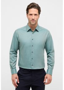 Langarmhemd Eterna "MODERN FIT", Damen, Gr. 43, Normalgr&ouml;&szlig;en, kiwi, 100% Baumwolle, tailliert, Manschette, Hemden Langarmhemd, NON IRON (b&uuml;gelfrei)