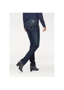 Straight-Jeans Pepe Jeans "VENUS", Damen, Gr. 30, L&auml;nge 30, blau (h06 stretch ultra schwarz), Denim/Jeans, Obermaterial: 98% Baumwolle, 2% Elasthan, unifarben, regular fit lang, Jeans Straight-Jeans, mit schmalem Bein
