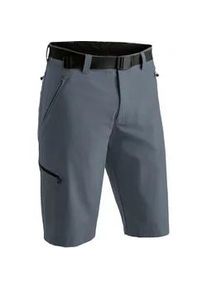 Bermudas Maier Sports "Nil Bermuda", Herren, Gr. 66, Normalgr&ouml;&szlig;en, grau, 90% Polyamid, 10% Elasthan, Hosen Bermudas, kurze Herren Wanderhose, moderne Outdoor-Bermuda, Trekkinghose