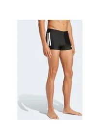 Badehose Adidas PERFORMANCE "3-STREIFEN 2-INCH BOXER", Herren, Gr. 10 (XL), N-Gr, schwarz-wei&szlig; (schwarz, wei&szlig;), Obermaterial: 78% Polyamid, 22% Elasthan, Badehosen Badehose
