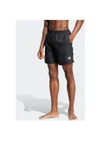 Badeshorts Adidas PERFORMANCE "ADICOLOR 8-INCH", Herren, Gr. L, N-Gr, schwarz, Obermaterial: 100% Polyester, Badehosen Badeshorts