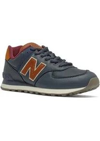 Sneaker New Balance "ML574", Herren, Gr. 41,5, blau (nb navy, clas), Leder, Textil, Schuhe Sneaker