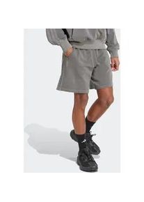 Shorts Adidas SPORTSWEAR "ALL SZN FRENCH TERRY WASHED 8-INCH", Herren, Gr. L, N-Gr, schwarz, Obermaterial: 100% Baumwolle, Hosen Shorts, lockere Passform, 20 cm Innenbeinl&auml;nge, mit Kordelverschluss