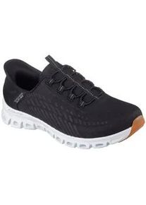 Slip-On Sneaker Skechers "GLIDE-STEP-TRANQUILITY", Damen, Gr. 37, schwarz, Textil, Schuhe, Slipper, Freizeitschuh mit Slip-Ins Technologie
