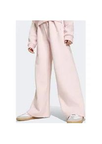 Sporthose Adidas ORIGINALS "MIT WEITEM BEIN", Kinder, Gr. 158, N-Gr, sandy pink mel, Obermaterial: 70% Baumwolle, 30% Polyester, Hosen Sporthose, f&uuml;r Kinder und Teens, lockerer Schnitt, mit Kordelverschluss