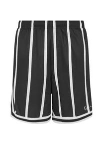 Shorts Karl Kani "Karl Kani Herren", Herren, Gr. XL, US-Gr&ouml;&szlig;en, schwarz, wei&szlig;, 100% Polyester, gestreift, relaxed fit, Hosen Shorts