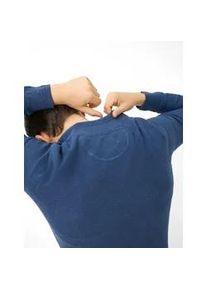 Strickpullover Brax "Style STEFFEN", Herren, Gr. 4XL, dunkelblau, Strick, 44% Baumwolle, 36% Leinen, 20% Polyester, Pullover Strickpullover