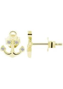 Adelia&acute;s Paar Ohrh&auml;nger ADELIA ́S "Damen Ohrringe &ndash; Ohrstecker aus 925 Silber", Damen, Gr. Damen, Silber 925 (Sterlingsilber), gold, Ohrringe, Zum Verschenken &ndash; ideal zum Valentinstag