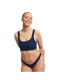 Bustier Sloggi "ZERO Feel 2.0 Top", Damen, Gr. S, N-Gr, blau (navy blau), Single Jersey, Obermaterial: 76% Polyamid, 24% Elasthan, unifarben, BHs Bustier, nahtlos und unsichtbar